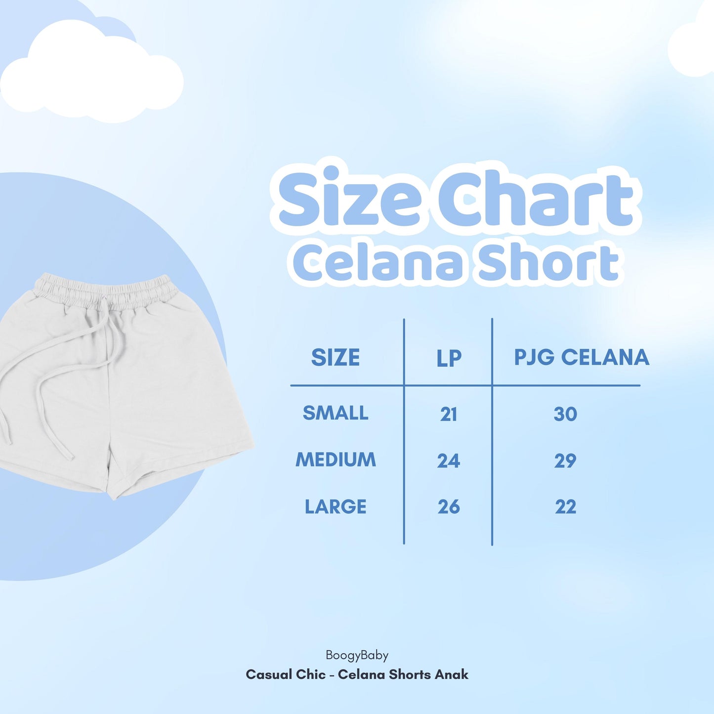 Celana Shorts Anak (Casual Chic)