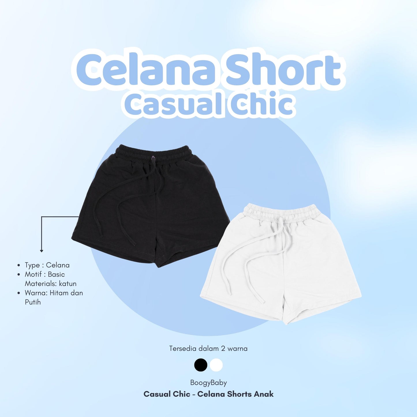 Celana Shorts Anak (Casual Chic)